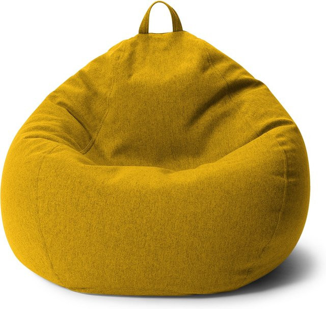 URBANARA Sitzsack Basic-Comfort in Senfgelb mit 250l Volumen - Bild 1