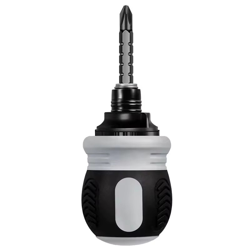 Multifunktionales Ratschenschraubendreher-Set in Schwarz für professionelle DIY-Anwendungen mit Kreuz-, Dreieck- und Torx-Bits - Bild 7
