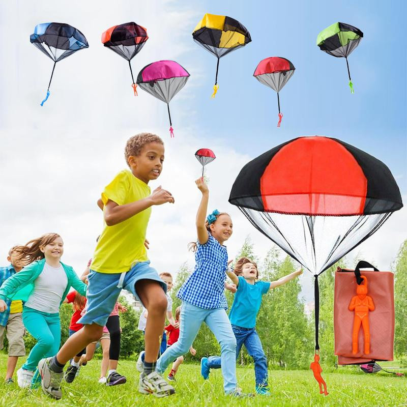 Fashnics Handwurf Fallschirm Spielzeug mit Soldat, gelb, 6-12 Jahre - Bild 3