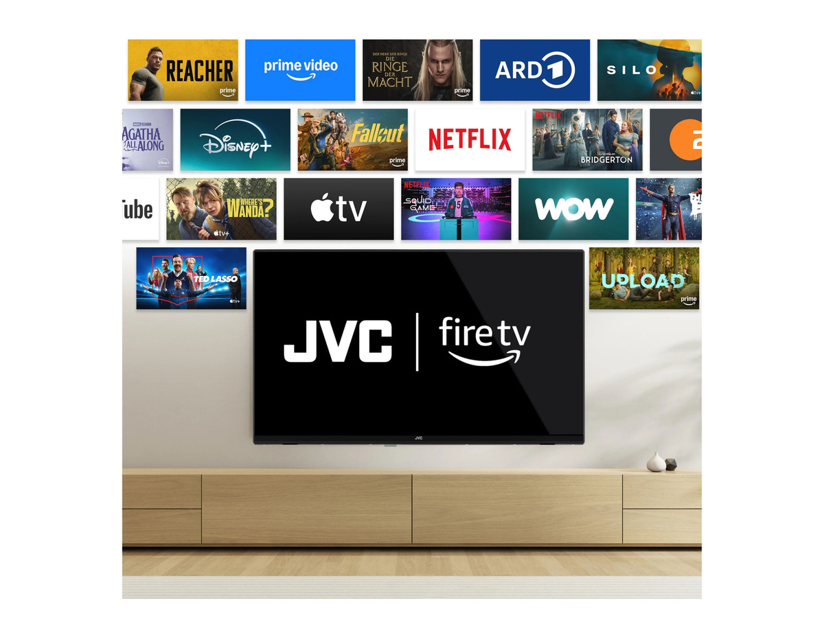 JVC 43 Zoll QLED 4K UHD Smart TV mit Dolby Atmos und Alexa Built-In in Schwarz - Bild 2