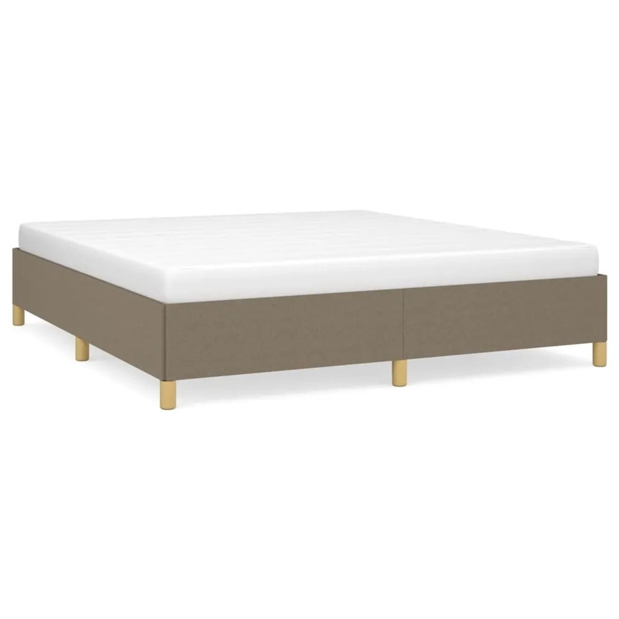 vidaXL Boxspringbett in Taupe mit Stoffbezug, B/T: 160 x 200 cm - Bild 2