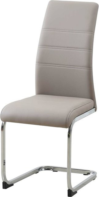 HTI-Living Schwingstuhl SallyC in Cappuccino mit Kunstleder-Bezug und Metallgestell - Bild 1