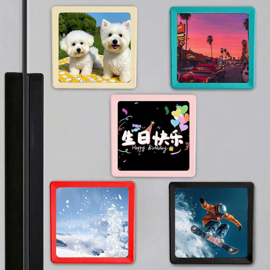 KITPIPI Bluetooth Lautsprecher mit magnetischem DIY Foto Rahmen für den Schreibtisch mit TF-Kartenslot - Bild 2