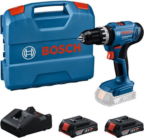 Bosch Professional Akku-Bohrschrauber-Set GSB 18V-25 Professional, 18 V, blau, inklusive 2 x 2,0 Ah Akkus und Ladegerät - Bild 1