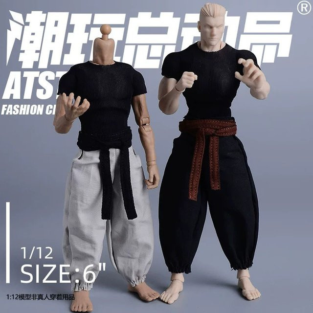 Romankey Kungfu-Kleidung, Zubehör, Schwarz, Textil - Bild 1
