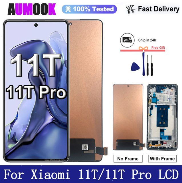 Xiaomi 11T und 11T Pro AMOLED Display Ersatz mit Touchscreen Digitizer Baugruppe 6,67 Zoll - Bild 1
