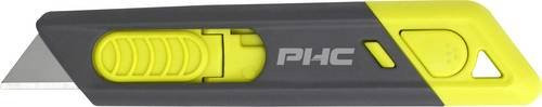 PHC Metti Sicherheitsmesser mit automatischem Klingenrückzug aus Carbonstahl in Grau - Bild 1