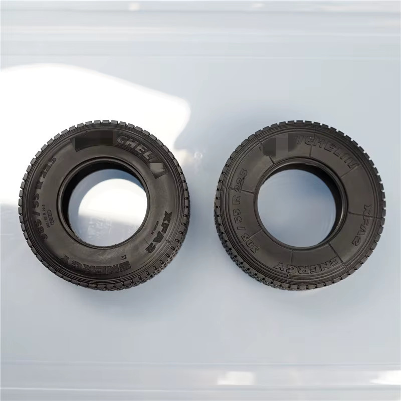 Tamiya RC Reifen, Gummi, 2-teiliges Set, 1:14, Zubehör - Bild 2