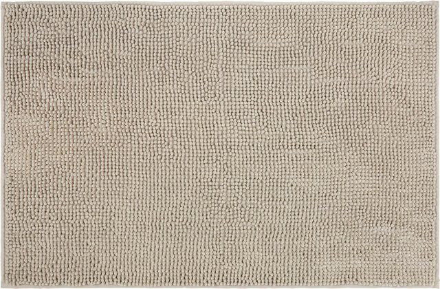 Modern Living Badematte Nelly in Taupe, rutschfest und fußbodenheizunggeeignet, Breite: 60 cm, Tiefe: 90 cm - Bild 1