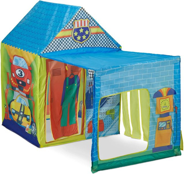 Relaxdays Spielzelt Bunt Stecksystem Polyester Kunststoff - Bild 1