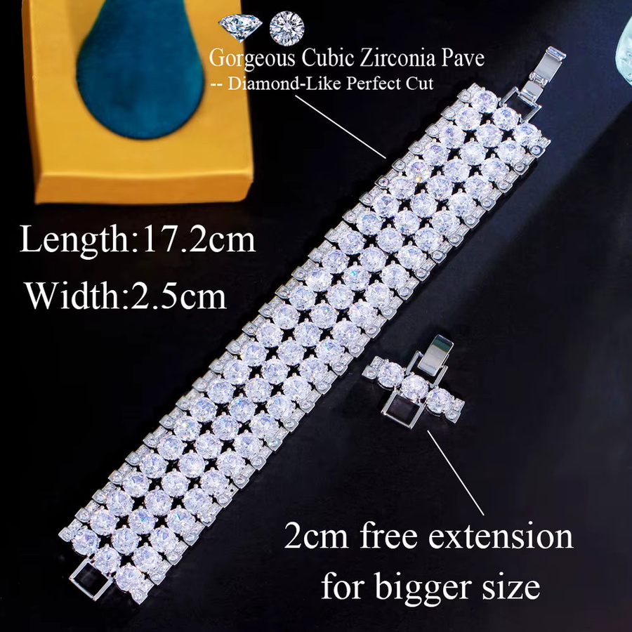 Pera Armband, Silber, Kristall, Damen - Bild 4