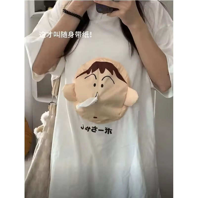 Bandai Boochan 3D-Taschentuch-T-Shirt, kurzärmelig - Bild 2