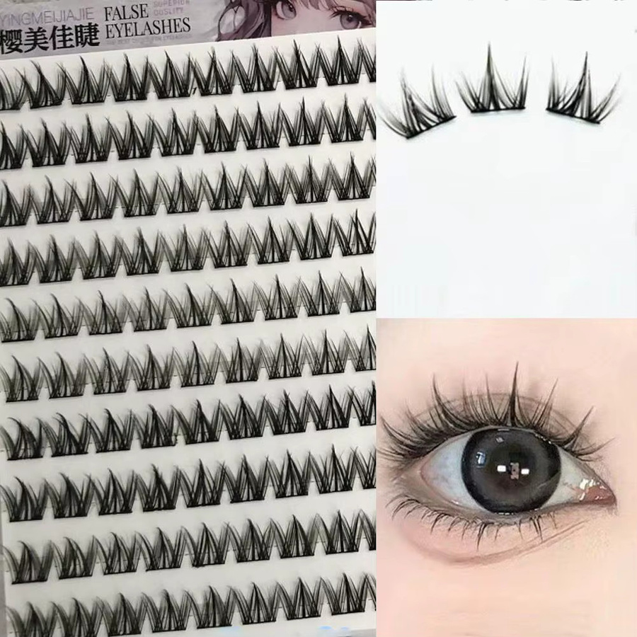 Falsche Wimpern, Black, Natürlich, Unisex - Bild 6