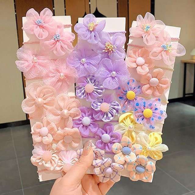 Haarbänder Blume Spitze, Elastisch, Kinder - Bild 1