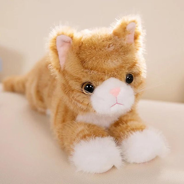 Kidsly Kawaii Plüsch Katze, Plüschtier, Orange - Bild 1