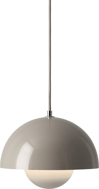 &Tradition Flowerpot VP1 Hängeleuchte aus Metall in Silber und Grau mit E27 Fassung - Bild 1