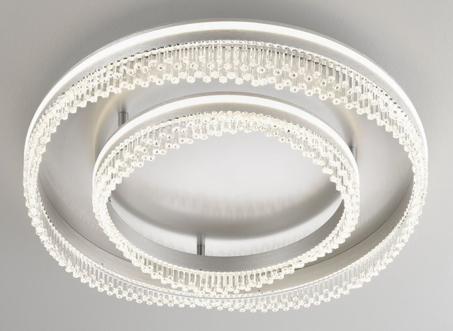 Deckenleuchte AUDREY von casa NOVA in Silber und Weiß, dimmbar, LED, rund - Bild 1