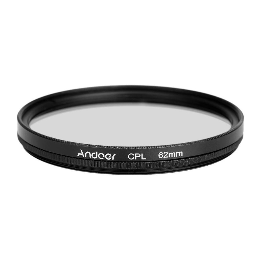 Andoer Filter-Kit mit UV, CPL, Close-Up und 4-Punkt-Stern Filter, Schwarz, Durchmesser: 62 mm - Bild 3