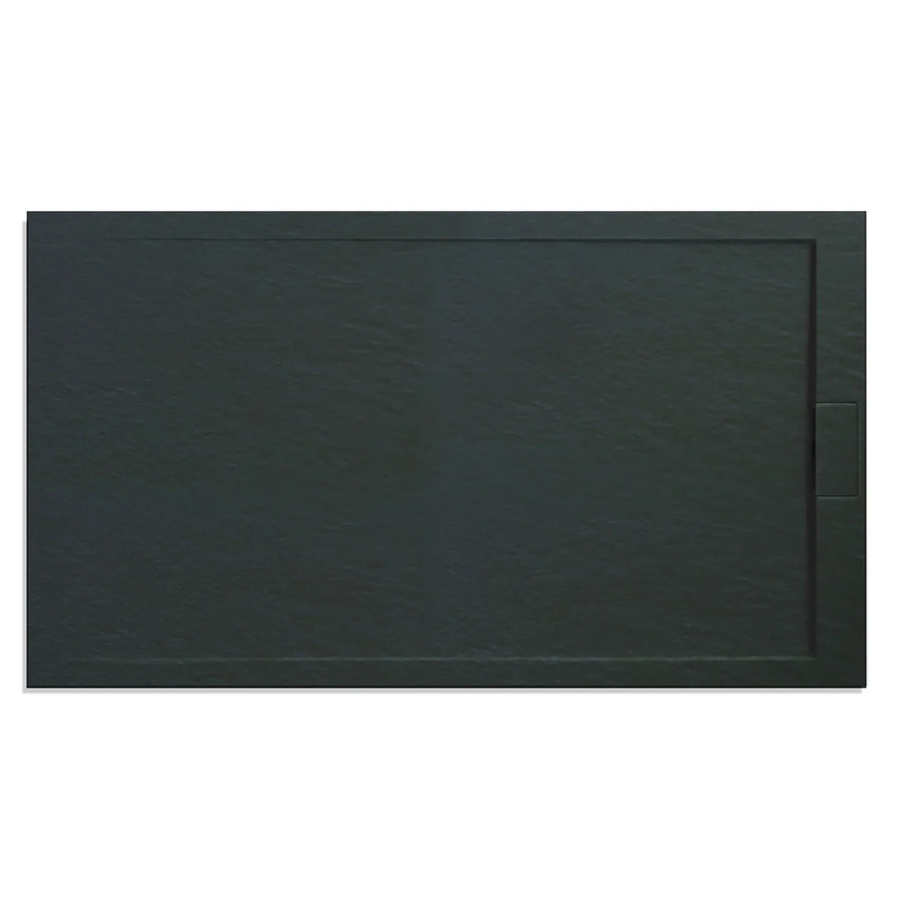 Ottofond Duschwanne Zona aus Mineralguss, rechteckig, Anthrazit, B/T: 160 x 80 cm - Bild 2