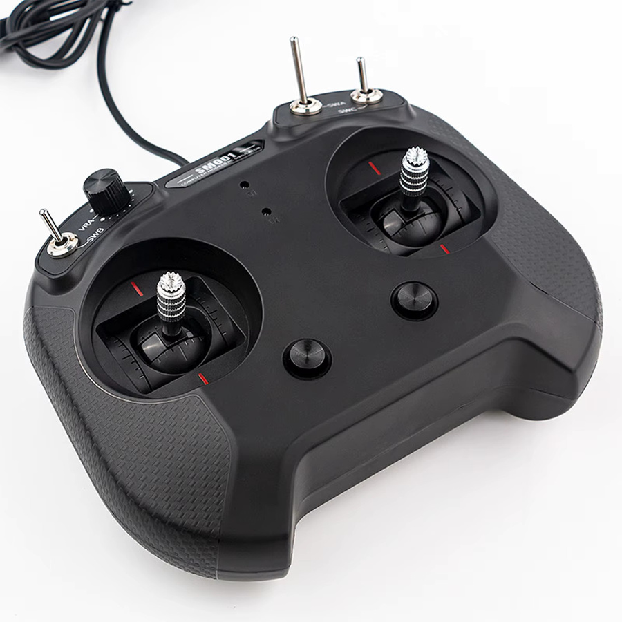 Flysky SM001 8CH RC Flugsimulator Controller für Helikopter und Drohnen in Schwarz mit USB-Anschluss für PC - Bild 4