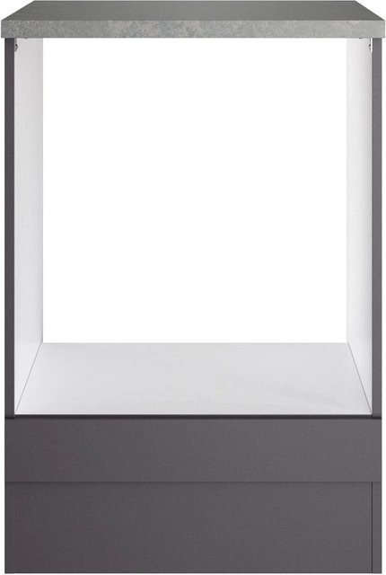 OPTIFIT Geräteumbauschrank OPTImulti MUKI U634-1+ Kiel420, Anthrazit Matt, B/T/H: 60 x 60 x 88 cm - Bild 1