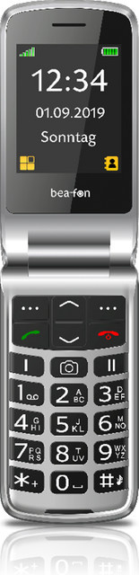 Beafon SL495 2G Mobiltelefon in Silber-Schwarz - Bild 1