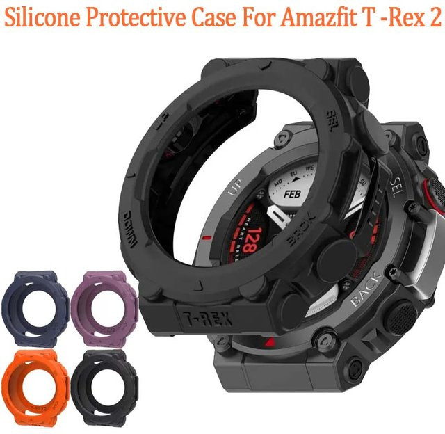 Silikon-Schutzhülle für Amazfit T Rex 2, Grün - Bild 1