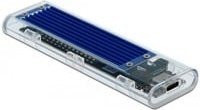 Delock Externes Gehäuse für M.2 NVMe PCIe SSD in Transparent - Bild 1