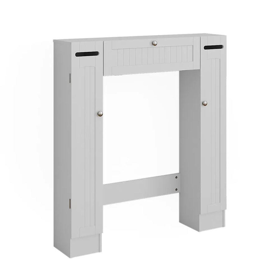 Vicco Toilettenschrank Bianco in Weiß mit 2 Toilettenpapierspendern, B/H: 89 x 99 cm - Bild 2