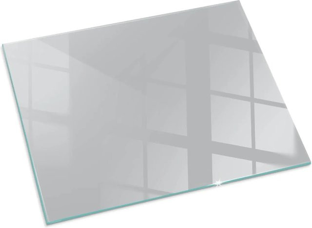 Tulup Glasplatte für Kamin in Grau, B/T: 80 x 60 cm - Bild 1