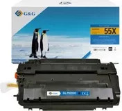 G&G Toner Kompatibel mit HP 55X Schwarz für Laserdrucker - Bild 1