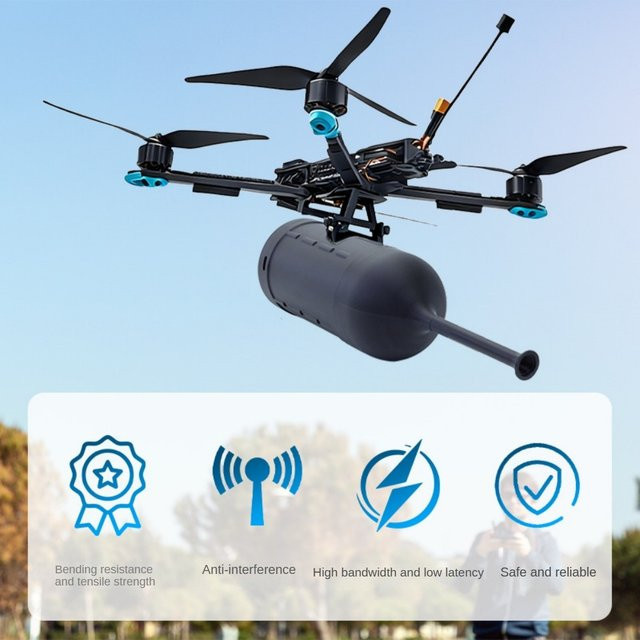 NCZOBOE FPV Glasfaser Kabel Set für Drohnen in verschiedenen Längen von 1 km bis 30 km - Bild 1
