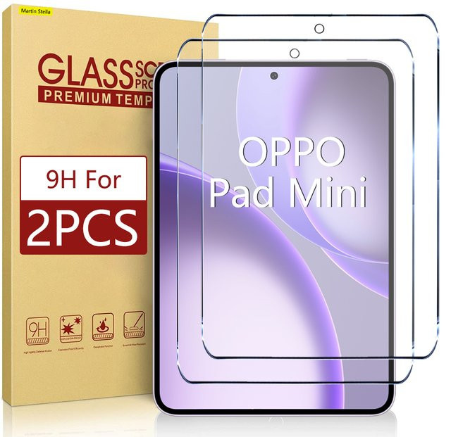 2 Stück Displayschutzfolie aus gehärtetem Glas für OPPO Pad Mini 8.8, transparent - Bild 1