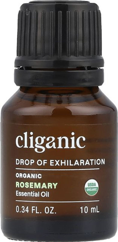 Cliganic Bio Rosmarin ätherisches Öl in brauner Glasflasche, 10 ml - Bild 1
