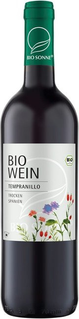 Bio Sonne Tempranillo Vino de la Tierra de Castilla Rotwein trocken 0,75 l - Bild 1