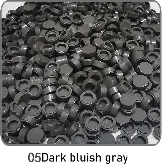 Fliese 1x1 Rund DIY Bausteine Ziegel, 1000-teiliges Set, ab 14 Jahre - Bild 1