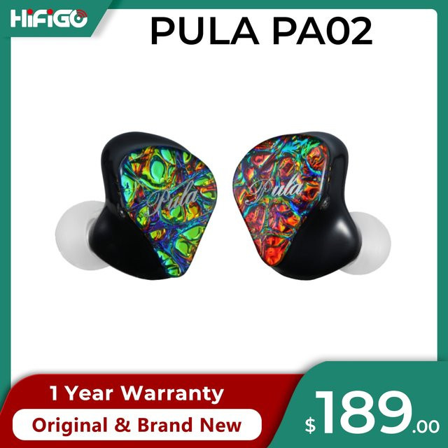 PULA PA02 HiFi-Kopfhörer Hybrid In-Ear-Monitore mit 1DD+4BA Treibern, Hi-Res Audio, Multicolour, 3,5 mm Jack - Bild 1
