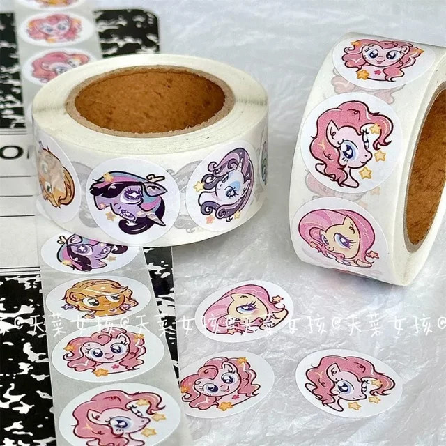 Hasbro My Little Pony Aufkleber, 500 Stück, PVC, multicolour - Bild 1