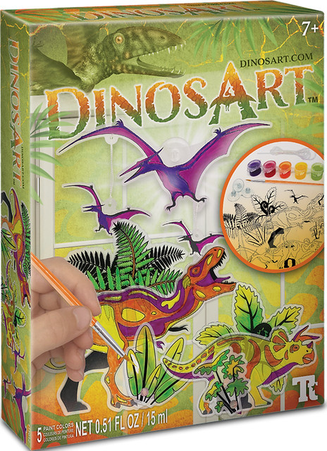 Toynamics Europe DinosArt Fensterbilder, Kreativset - Bild 1