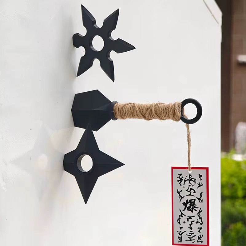 Bandai Anime Kunai Kühlschrankmagnete aus PVC in Schwarz als Cartoon Cosplay Requisiten und Dekoration - Bild 3