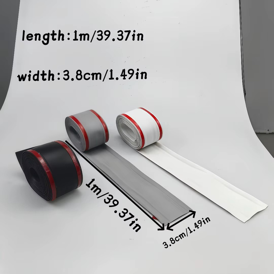 Flexible PVC Kabelabdeckung in Weiß für dein Kabelmanagement, Länge: 1 m - Bild 2