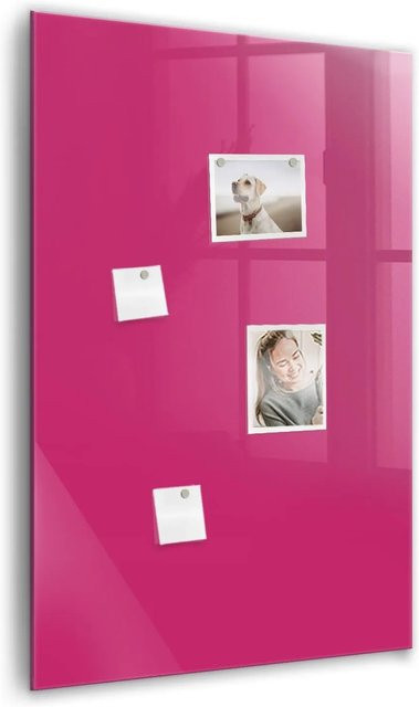 Tulup Glasmagnettafel in Rosa, B/H: 60 x 90 cm - Bild 1