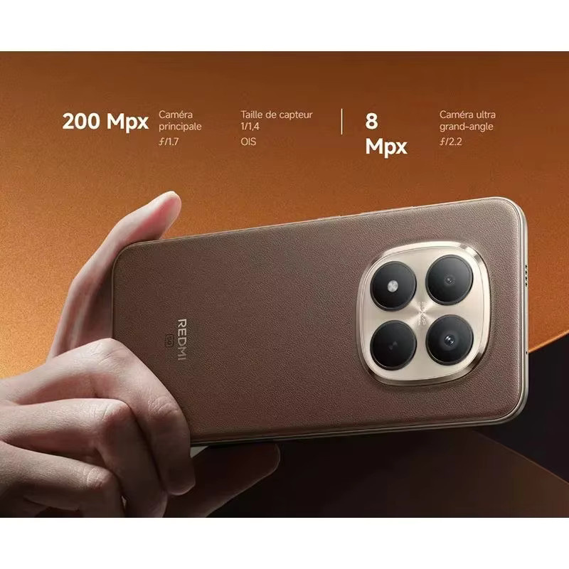 Xiaomi Redmi Note 15 Pro Plus 5G Smartphone mit NFC, 200MP Kamera und 6500mAh Akku in Braun - Bild 5