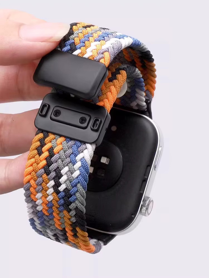 I LOVE LUO Uhrenarmband Textil, Bunt, Unisex - Bild 5