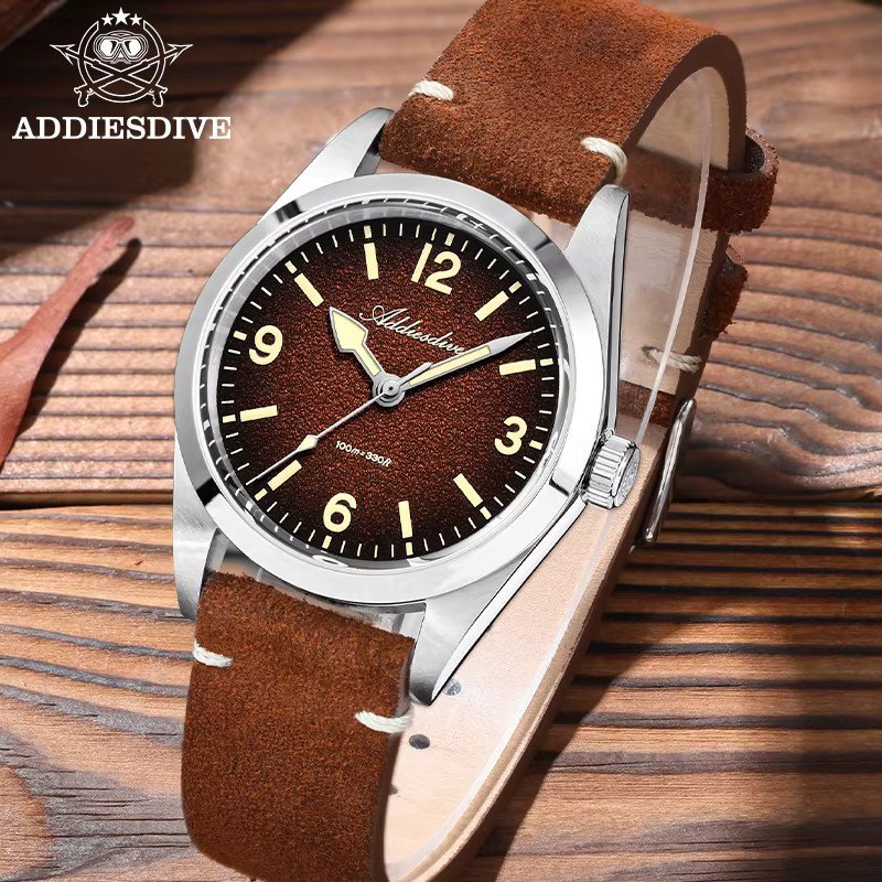 ADDIESDIVE Armbanduhr, Quarz, Edelstahl, Saphirglas, 36 mm, Herren - Bild 3