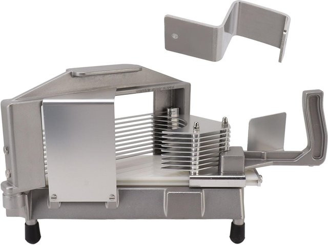 Aimo Hochleistungs-Tomatenschneidemaschine für Restaurant und Heimgebrauch, Grau, 6,5 mm - Bild 1