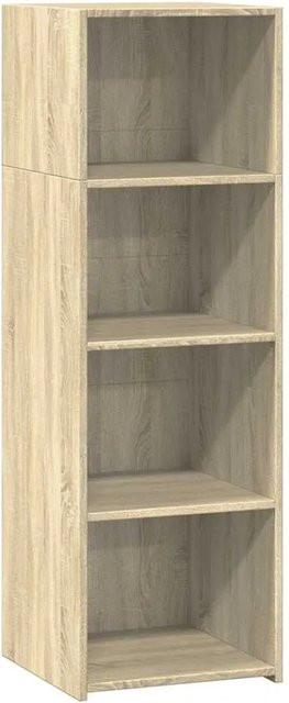 vidaXL Highboard Sonoma-Eiche in Braun aus Holzwerkstoff, B/T/H: 40 x 41 x 124 cm - Bild 1
