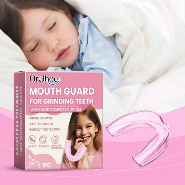 Oralhoe Silikon-Mundschutz, Anti-Beiß- und Anti-Schleif-Zahnschutz, Kinder - Bild 1