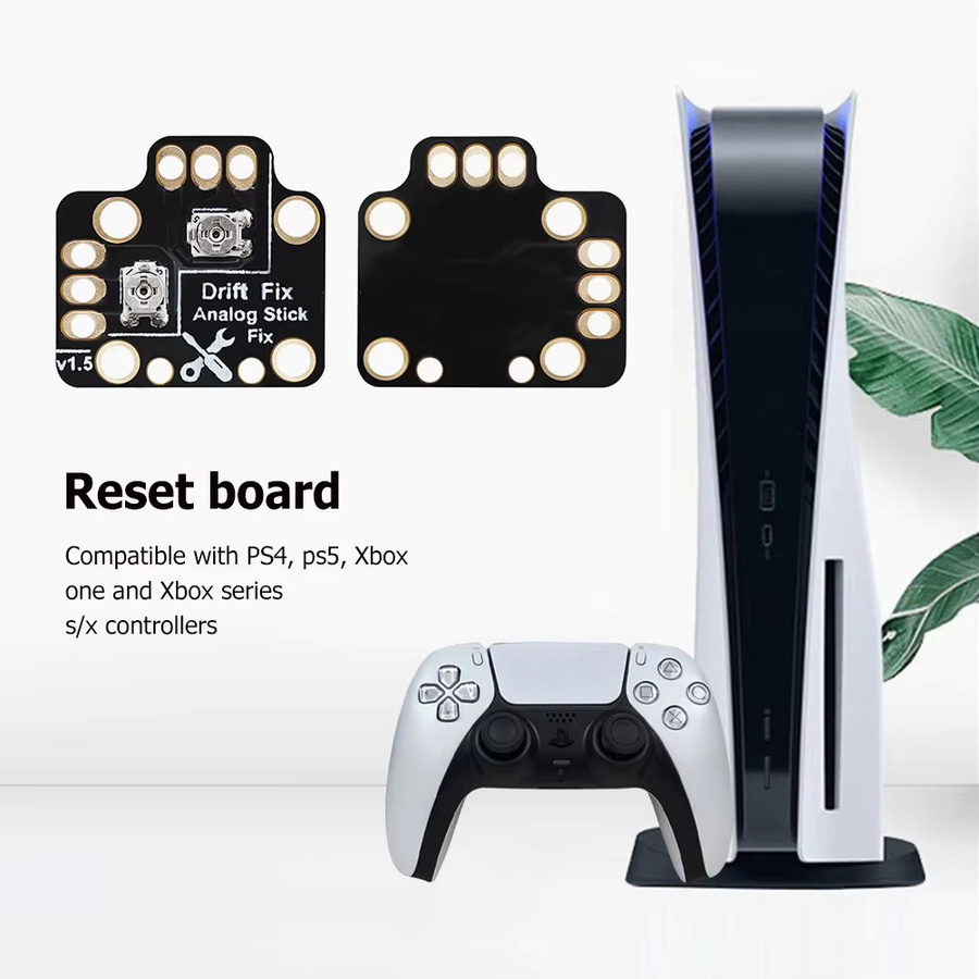 APWIKOGER Universal Gamepad Joystick Drift Reparatur Board für PS4, PS5 und Xbox One in Schwarz - Bild 3