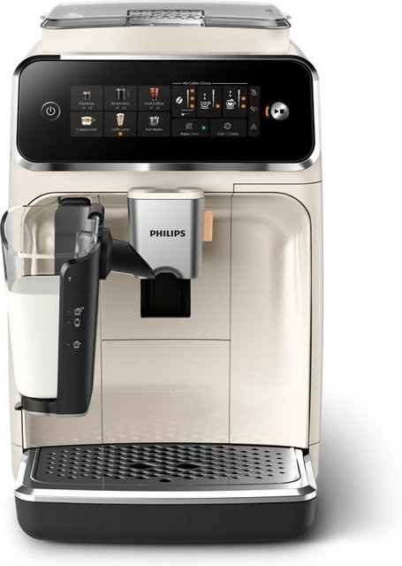 Philips Vollautomatischer Kaffeevollautomat EP3341 mit Touch-Display in Silber/Weiß - Bild 1